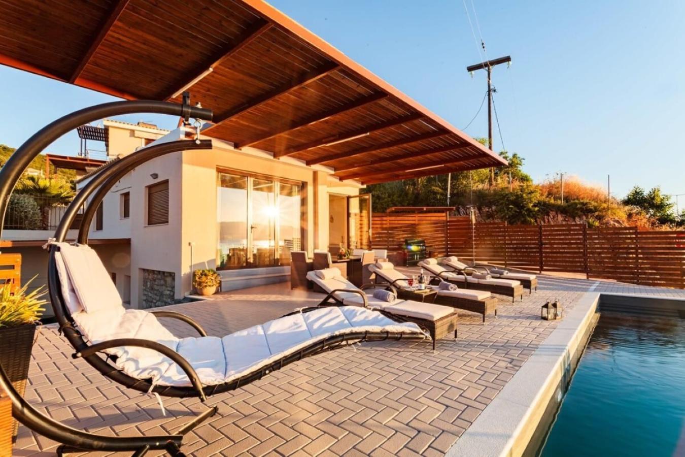 Seaside Summer Bliss - Aurora Luxury Pool Paradise Петалідіон Екстер'єр фото