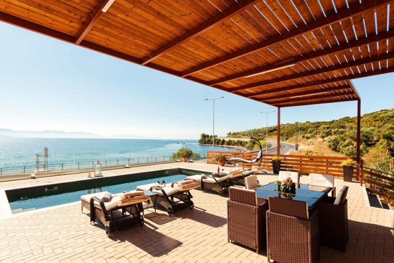 Seaside Summer Bliss - Aurora Luxury Pool Paradise Петалідіон Екстер'єр фото